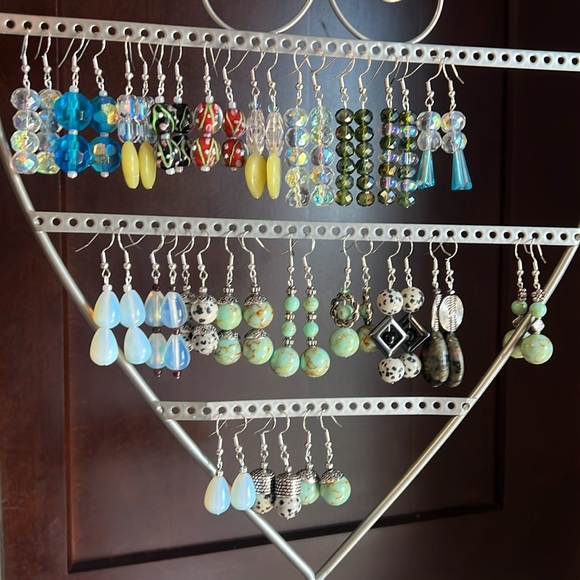 International gem show handmade earrings coming up afternoon live show - Picture 1 of 8